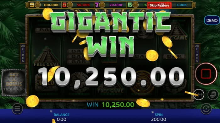 Mayan Madness - big win in bonus mode